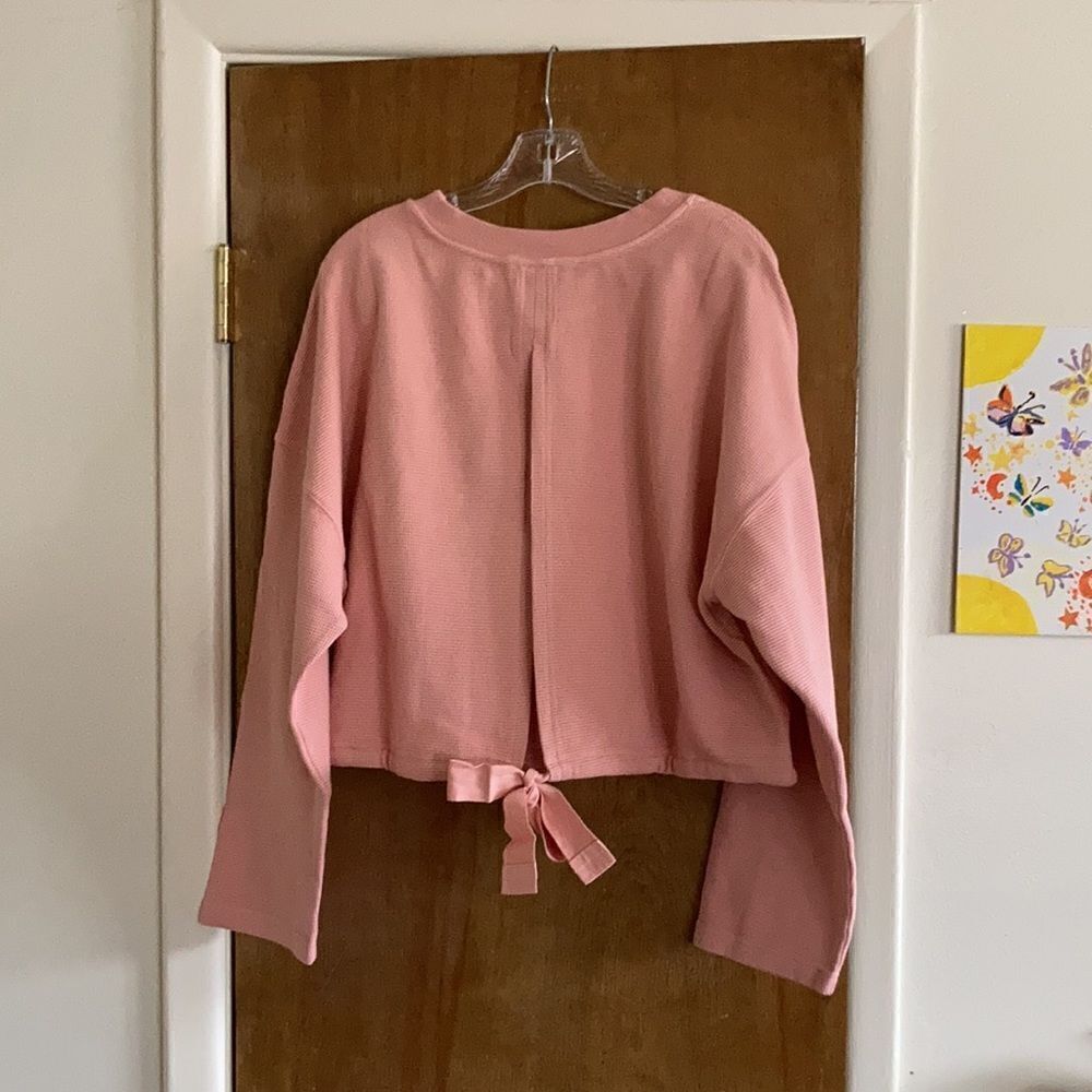 Fabletics Tie Back Sweatshirt - Picture 2 of 6
